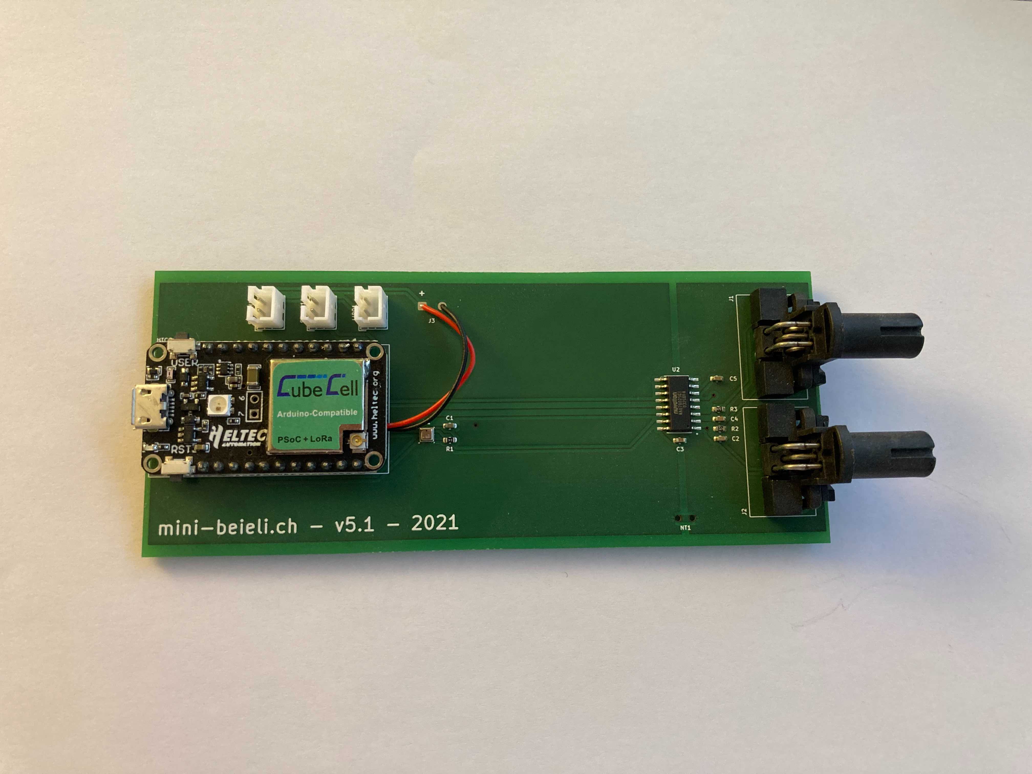 Bestueckte Leiterplatte